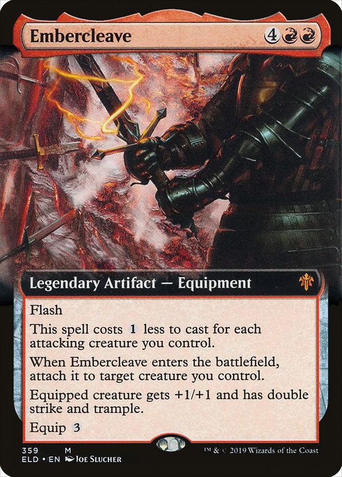 Embercleave (Extended Art) [Throne of Eldraine] | Rock City Comics