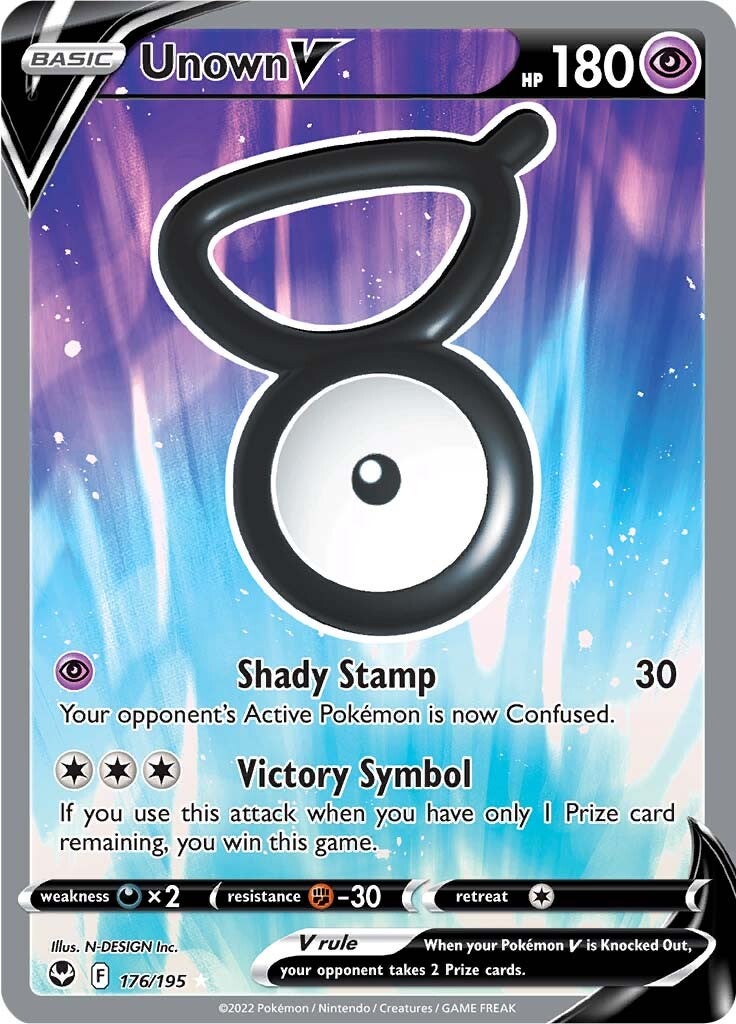 Unown V (176/195) [Sword & Shield: Silver Tempest] | Rock City Comics