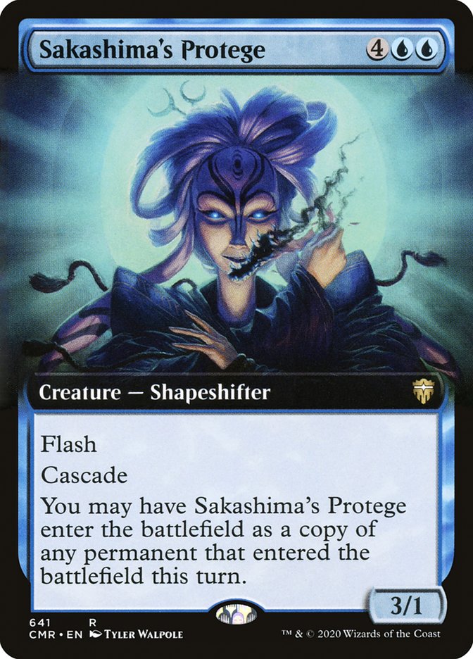 Sakashima's Protege (Extended Art) [Commander Legends] | Rock City Comics