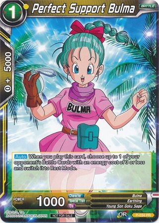 Perfect Support Bulma (Non-Foil) (P-034) [Promotion Cards] | Rock City Comics