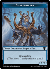 Dragon // Shapeshifter (0008) Double-Sided Token [Modern Horizons 3 Commander Tokens] | Rock City Comics