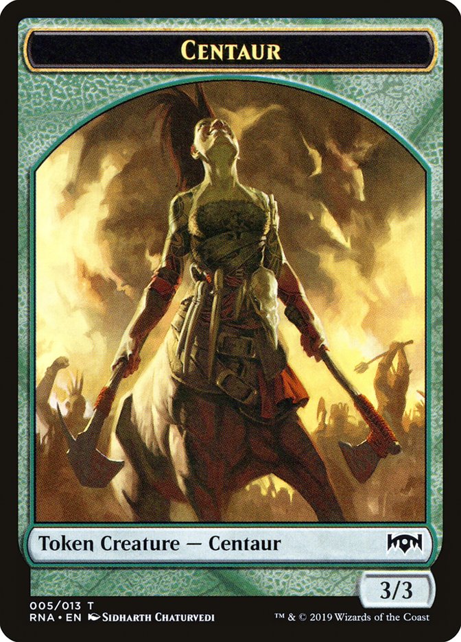 Centaur Token [Ravnica Allegiance Tokens] | Rock City Comics