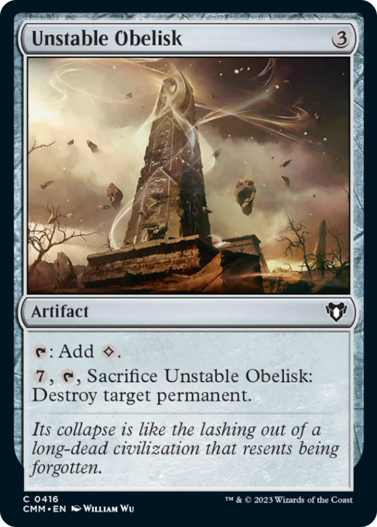 Unstable Obelisk [Commander Masters] | Rock City Comics