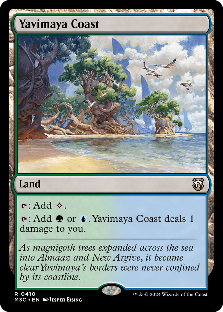 Yavimaya Coast (Ripple Foil) [Modern Horizons 3 Commander] | Rock City Comics