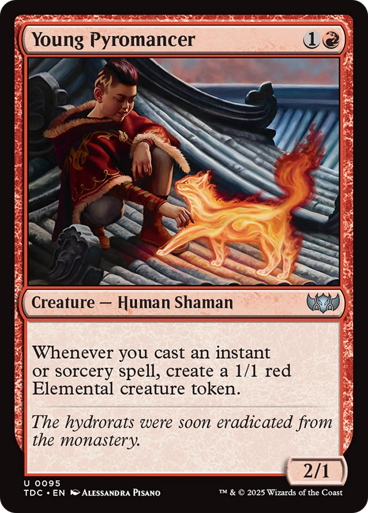 Young Pyromancer [Tarkir: Dragonstorm Commander] | Rock City Comics