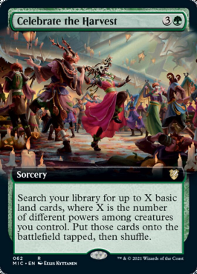 Celebrate the Harvest (Extended Art) [Innistrad: Midnight Hunt Commander] | Rock City Comics
