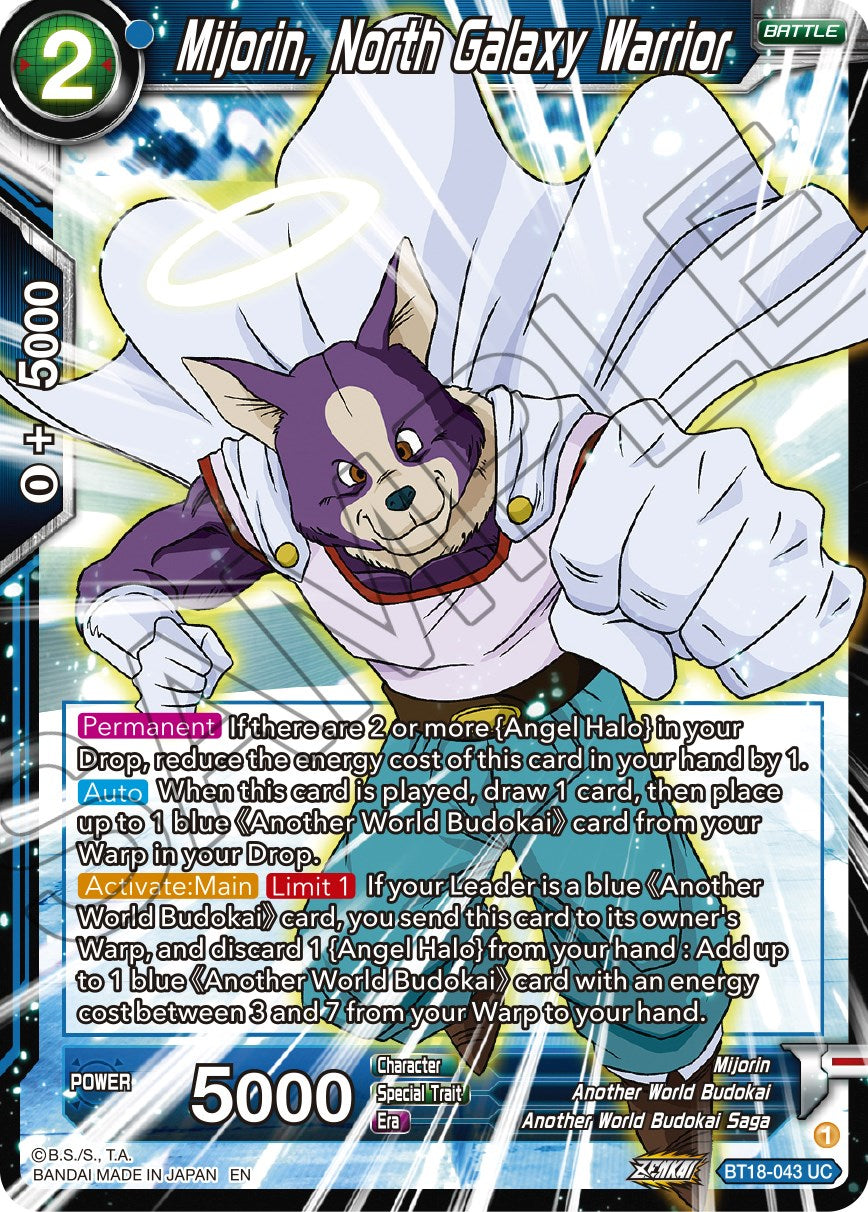 Mijorin, North Galaxy Warrior (BT18-043) [Dawn of the Z-Legends] | Rock City Comics