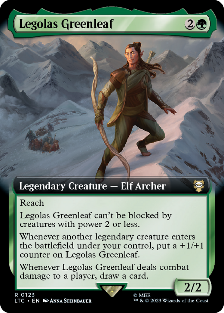 Legolas Greenleaf (Extended Art) [The Lord of the Rings: Tales of Middle-Earth Commander] | Rock City Comics