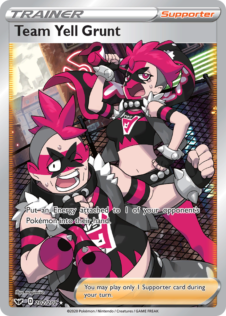 Team Yell Grunt (202/202) [Sword & Shield: Base Set] | Rock City Comics