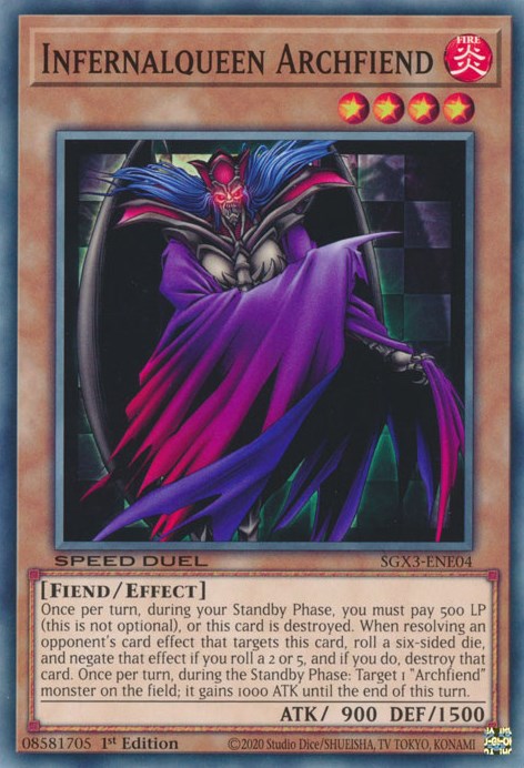 Infernalqueen Archfiend [SGX3-ENE04] Common | Rock City Comics