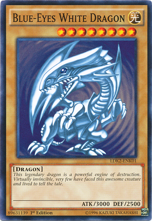 Blue-Eyes White Dragon (Version 2) [LDK2-ENK01] Common | Rock City Comics