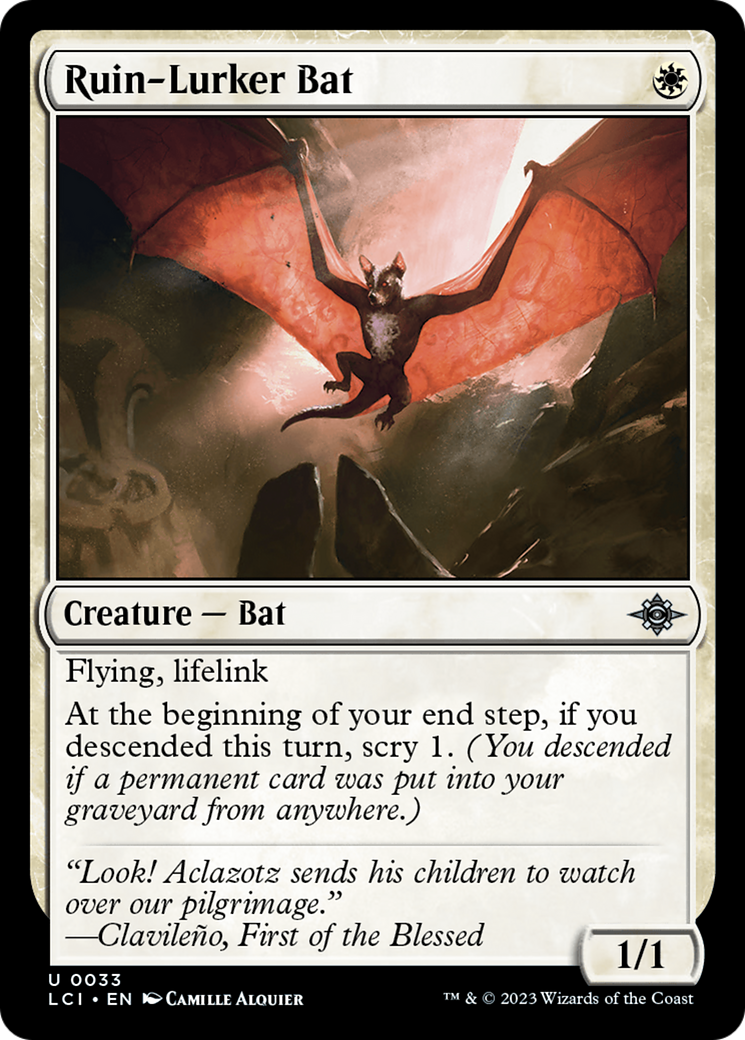 Ruin-Lurker Bat [The Lost Caverns of Ixalan] | Rock City Comics