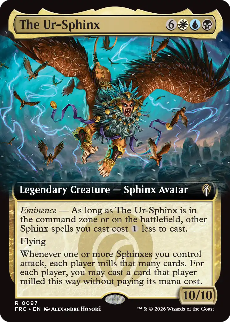The Ur-Sphinx (Extended Art) [Reality Fracture Commander] | Rock City Comics