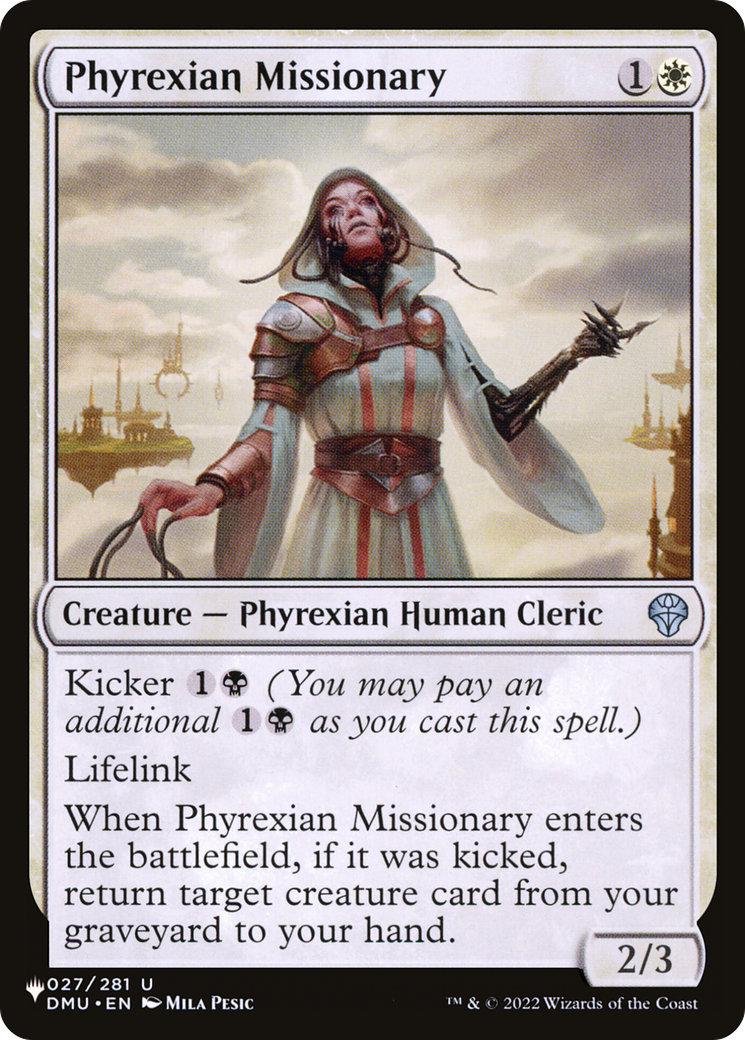 Phyrexian Missionary [The List Reprints] | Rock City Comics