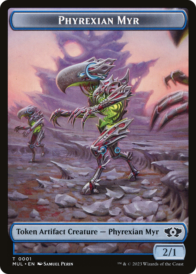 Phyrexian Myr // Phyrexian Hydra (11) Double-Sided Token [March of the Machine Tokens] | Rock City Comics