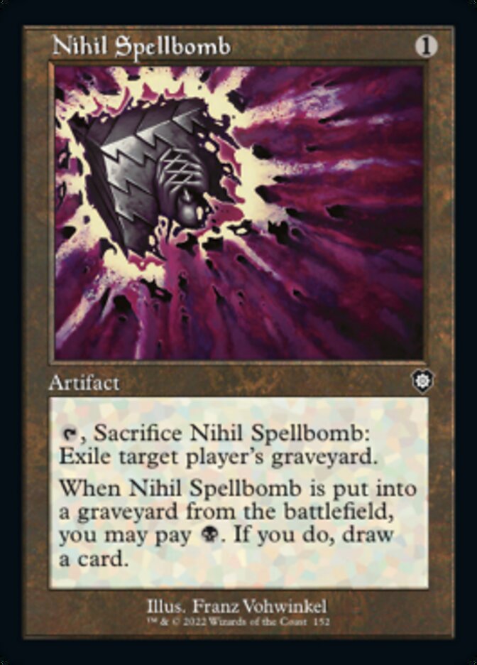 Nihil Spellbomb (Retro) [The Brothers' War Commander] | Rock City Comics