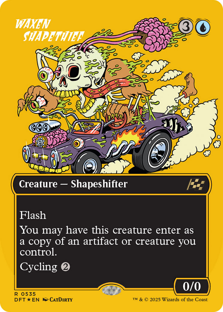 Waxen Shapethief (Borderless) (First-Place Foil) [Aetherdrift] | Rock City Comics