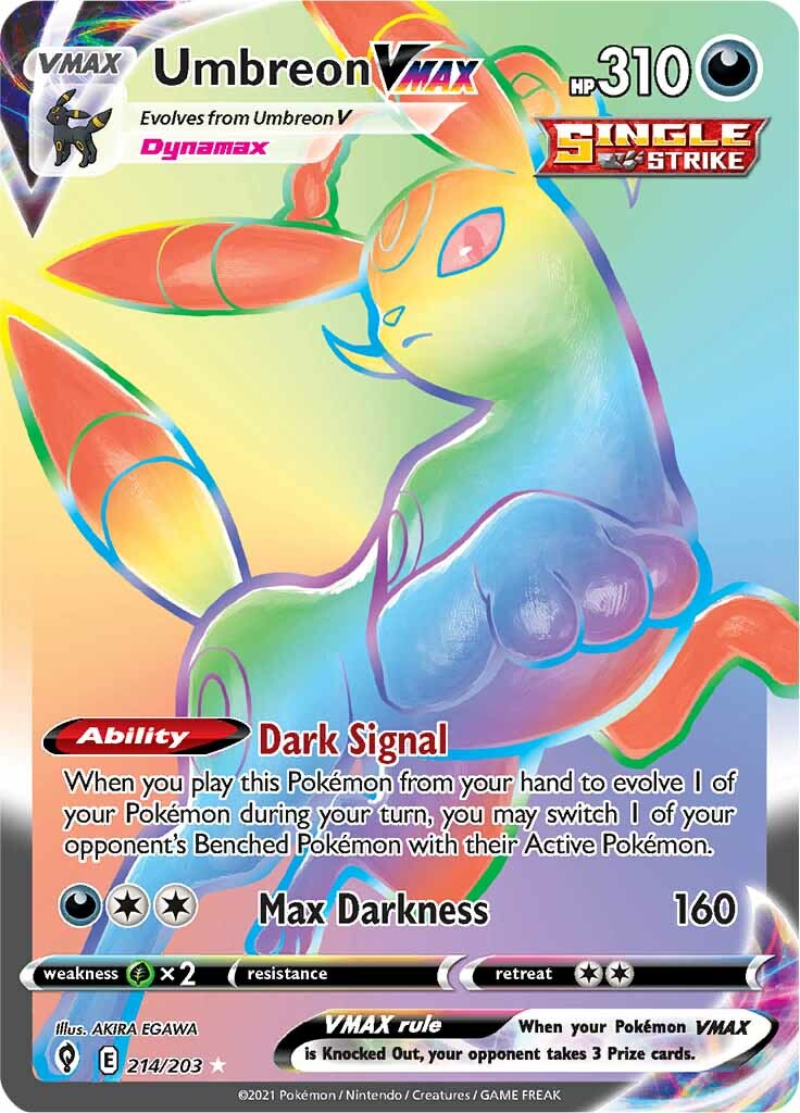 Umbreon VMAX (214/203) [Sword & Shield: Evolving Skies] | Rock City Comics