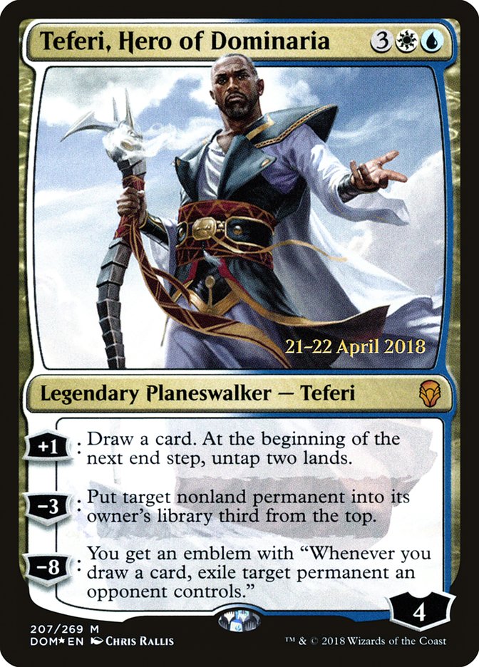 Teferi, Hero of Dominaria [Dominaria Prerelease Promos] | Rock City Comics