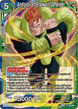 Android 16, Stalwart Defender (P-310) [Tournament Promotion Cards] | Rock City Comics