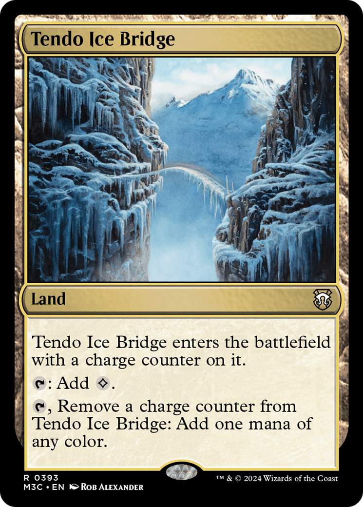 Tendo Ice Bridge (Ripple Foil) [Modern Horizons 3 Commander] | Rock City Comics