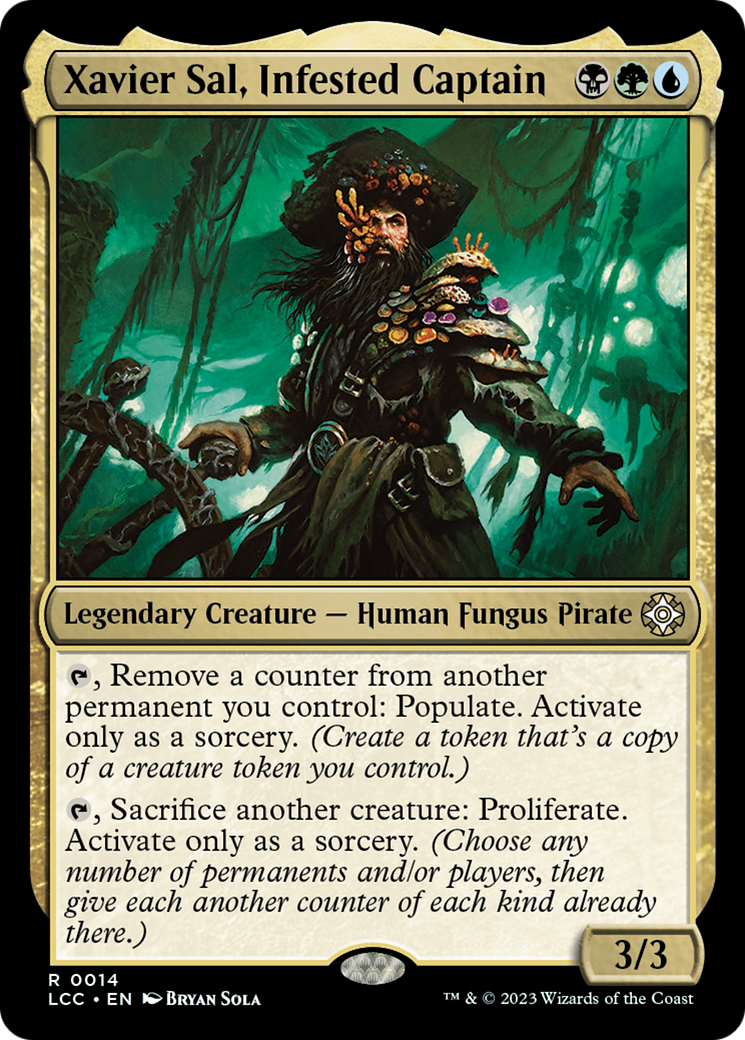 Xavier Sal, Infested Captain [The Lost Caverns of Ixalan Commander] | Rock City Comics