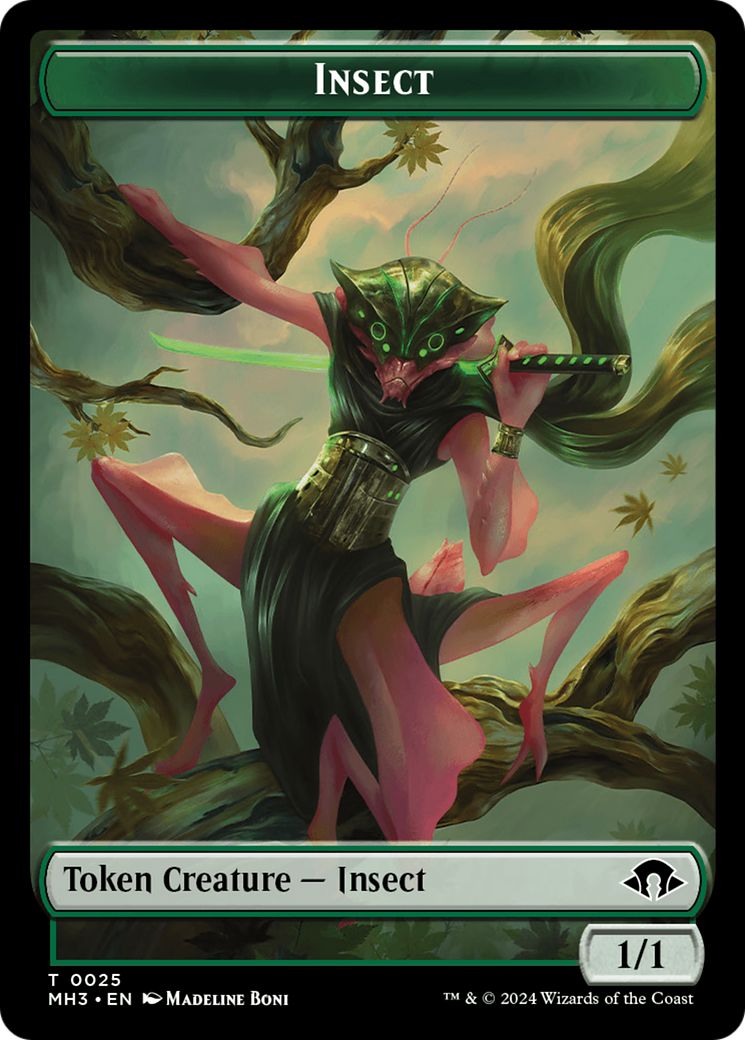 Insect Token (0025) [Modern Horizons 3 Tokens] | Rock City Comics