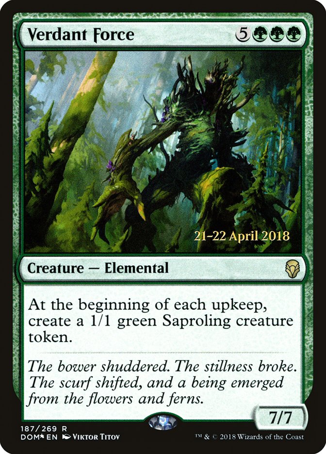Verdant Force [Dominaria Prerelease Promos] | Rock City Comics