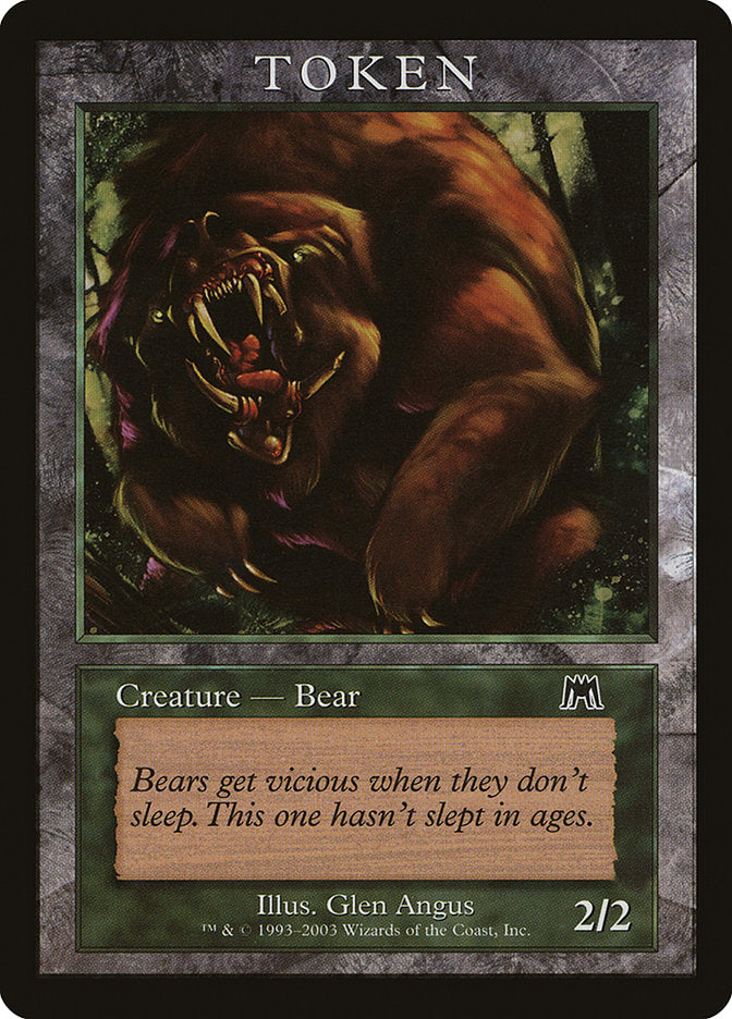 Bear Token [Magic Player Rewards 2003] | Rock City Comics