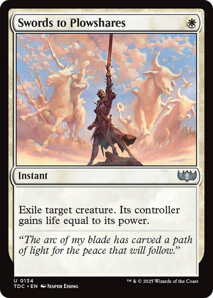 Swords to Plowshares [Tarkir: Dragonstorm Commander] | Rock City Comics