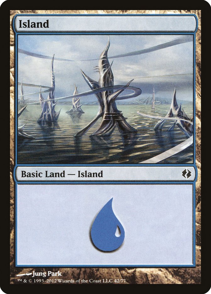 Island (42) [Duel Decks: Venser vs. Koth] | Rock City Comics