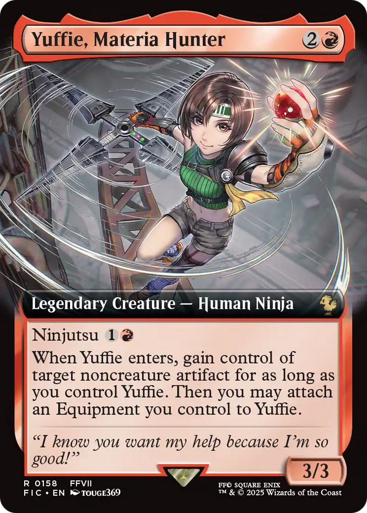 Yuffie, Materia Hunter (Extended Art) [FINAL FANTASY Commander] | Rock City Comics
