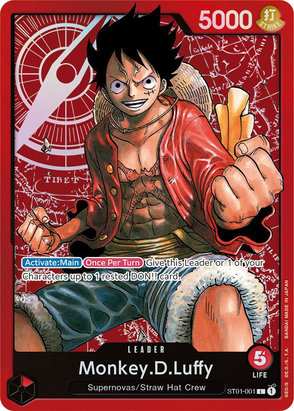 Monkey.D.Luffy (001) [Starter Deck: Straw Hat Crew] | Rock City Comics