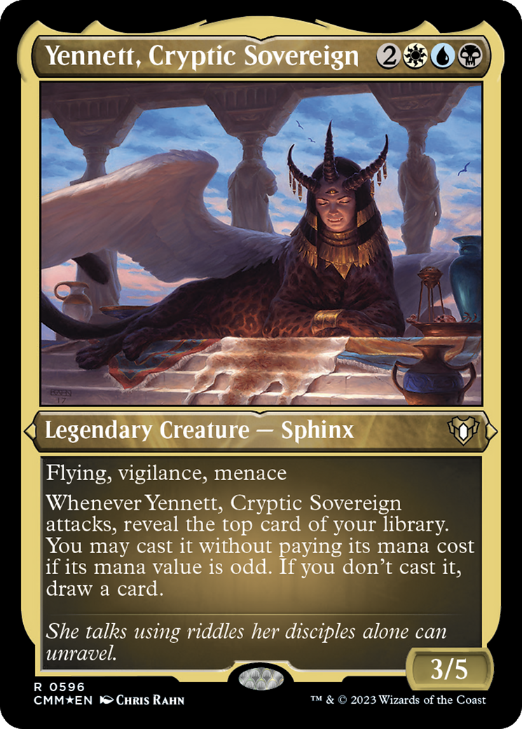 Yennett, Cryptic Sovereign (Foil Etched) [Commander Masters] | Rock City Comics