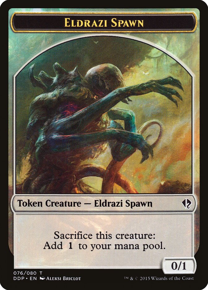 Eldrazi Spawn Token (076/080) [Duel Decks: Zendikar vs. Eldrazi] | Rock City Comics