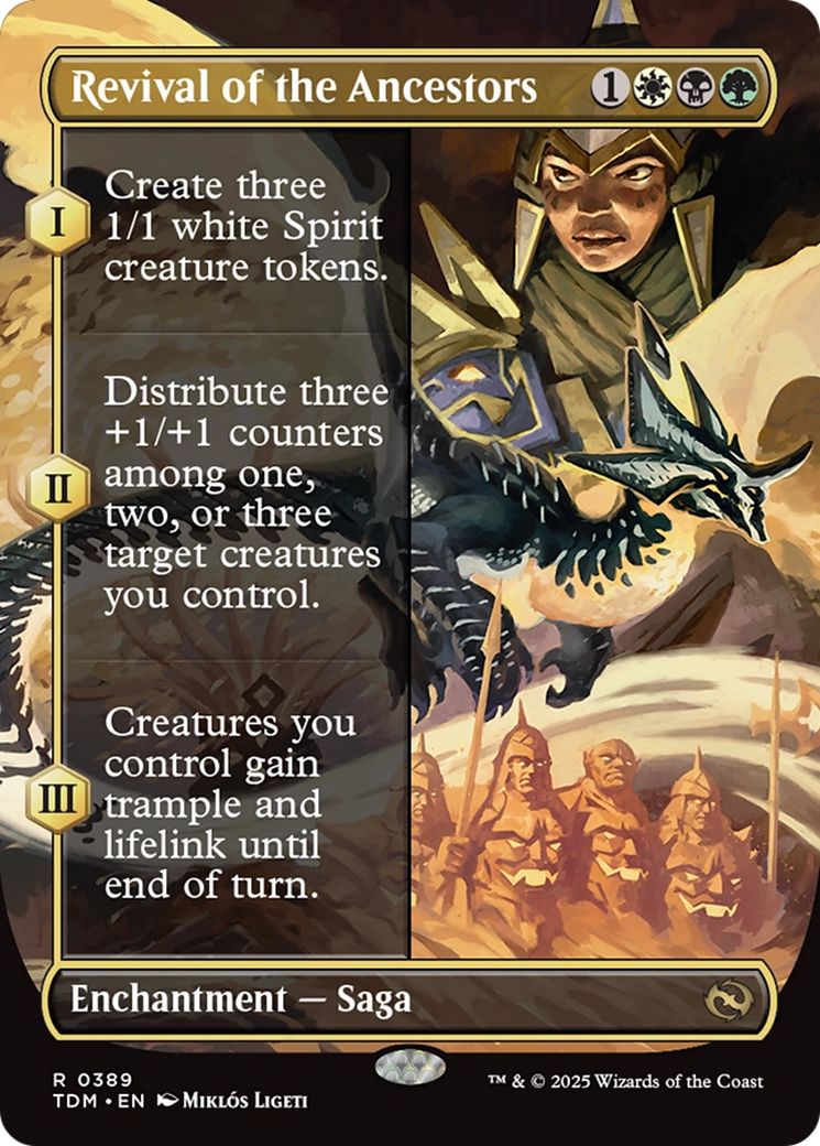 Revival of the Ancestors (Borderless) [Tarkir: Dragonstorm] | Rock City Comics