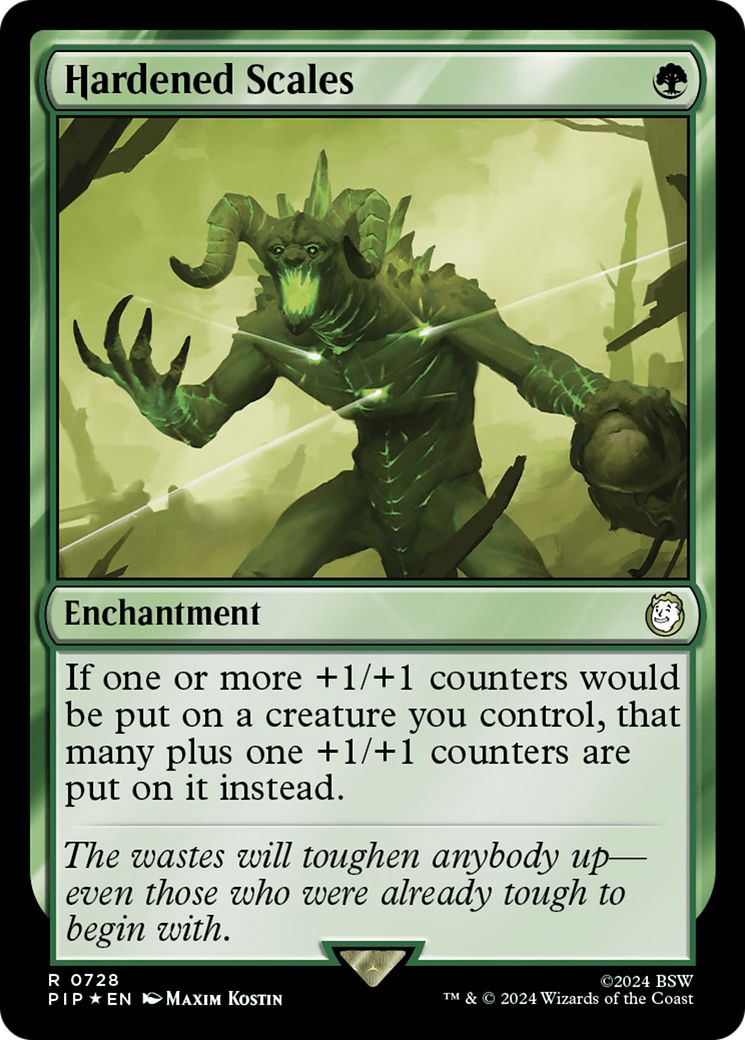 Hardened Scales (Surge Foil) [Fallout] | Rock City Comics