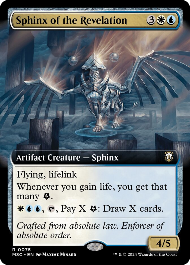 Sphinx of the Revelation (Extended Art) (Ripple Foil) [Modern Horizons 3 Commander] | Rock City Comics