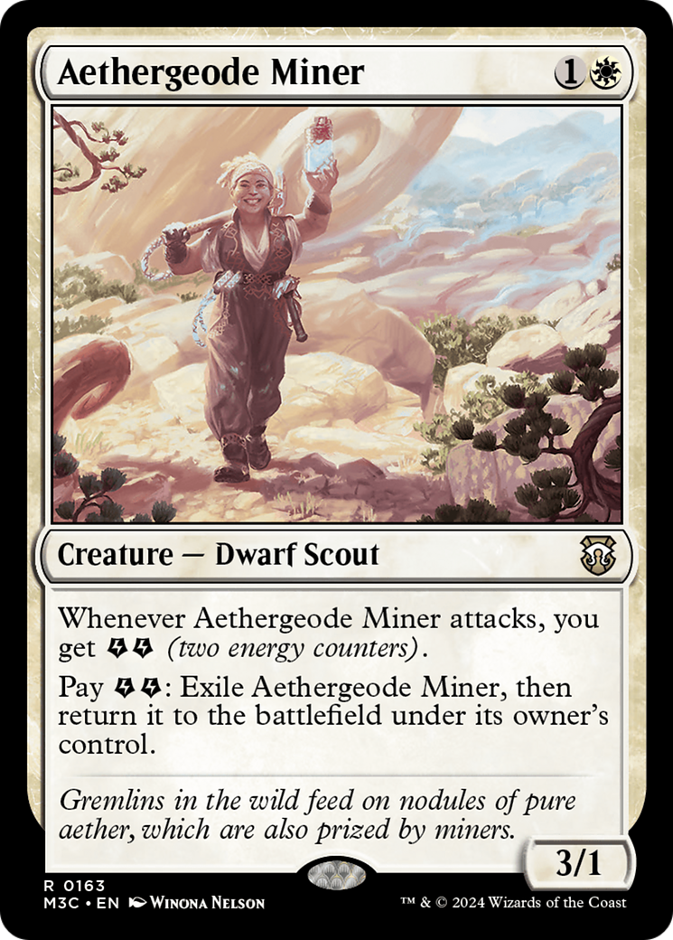 Aethergeode Miner [Modern Horizons 3 Commander] | Rock City Comics