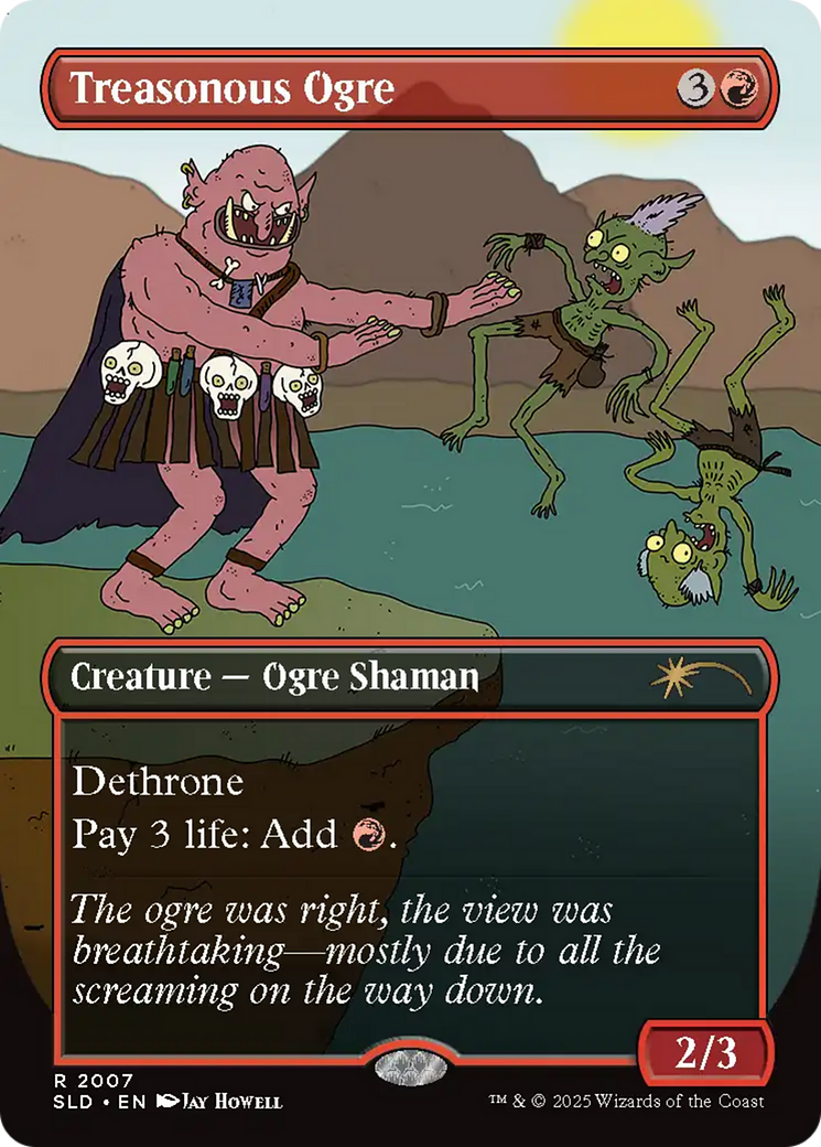 Treasonous Ogre (Rainbow Foil) [Secret Lair Drop Series] | Rock City Comics