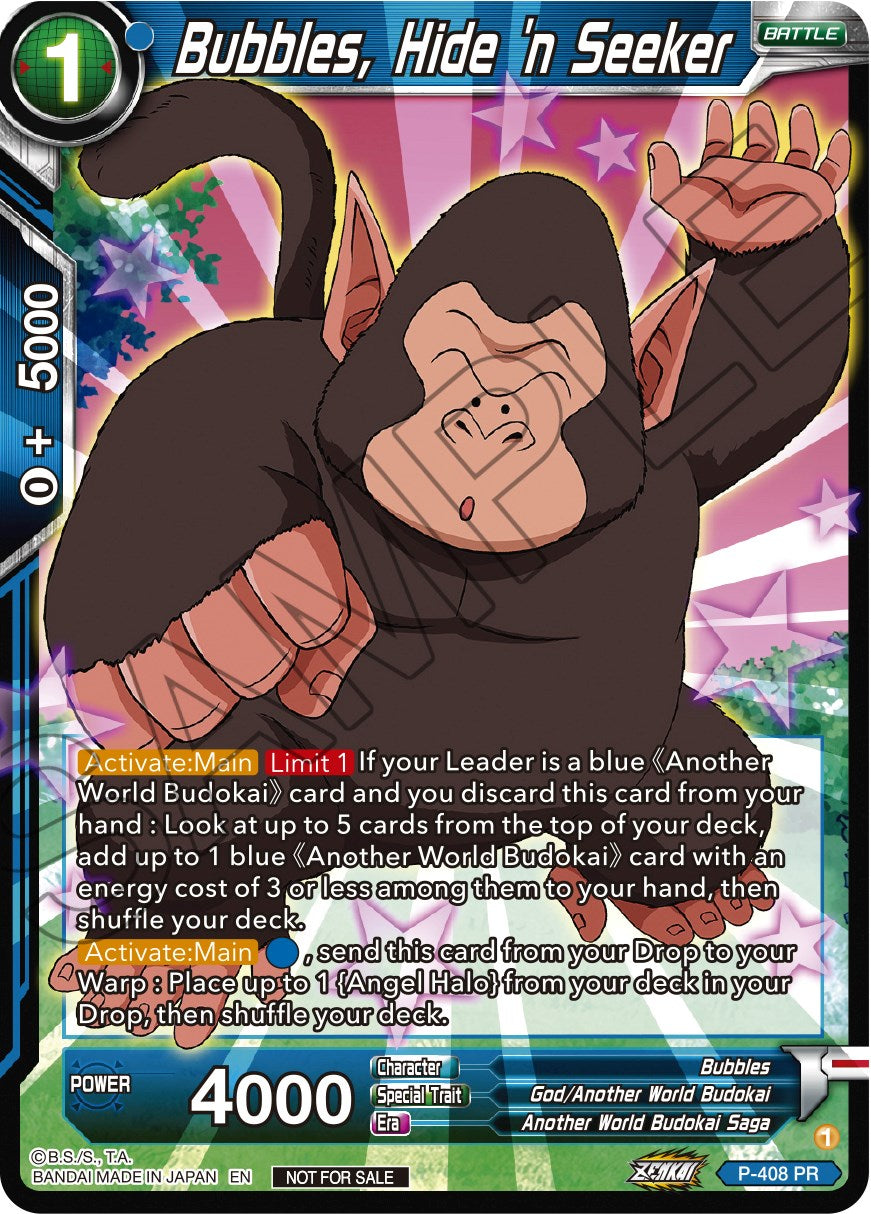 Bubbles, Hide 'n Seeker (Zenkai Series Tournament Pack Vol.1) (P-408) [Tournament Promotion Cards] | Rock City Comics