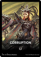 Corruption Theme Card [Phyrexia: All Will Be One Tokens] | Rock City Comics