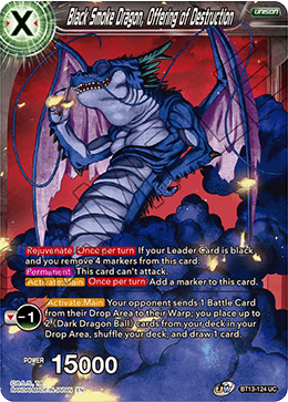 Black Smoke Dragon, Offering of Destruction (Uncommon) (BT13-124) [Supreme Rivalry] | Rock City Comics