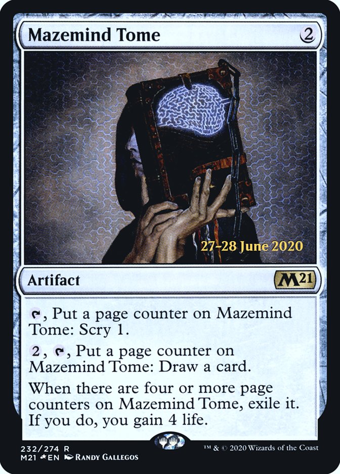 Mazemind Tome [Core Set 2021 Prerelease Promos] | Rock City Comics