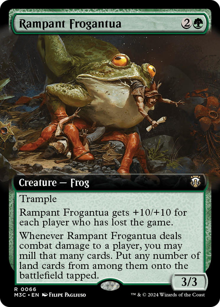 Rampant Frogantua (Extended Art) [Modern Horizons 3 Commander] | Rock City Comics