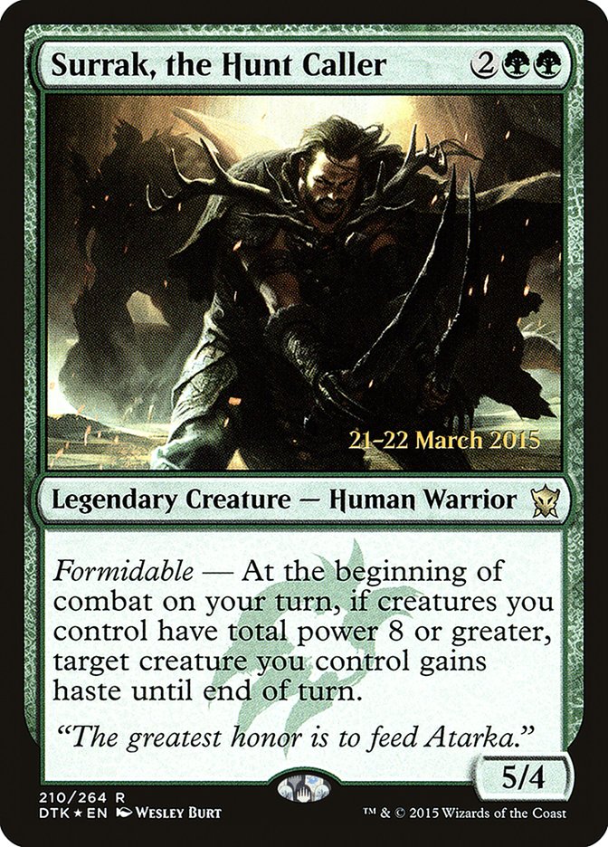 Surrak, the Hunt Caller [Dragons of Tarkir Prerelease Promos] | Rock City Comics