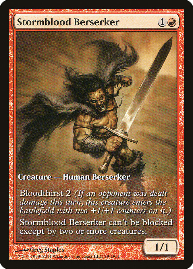 Stormblood Berserker (Extended Art) [Magic 2012 Promos] | Rock City Comics