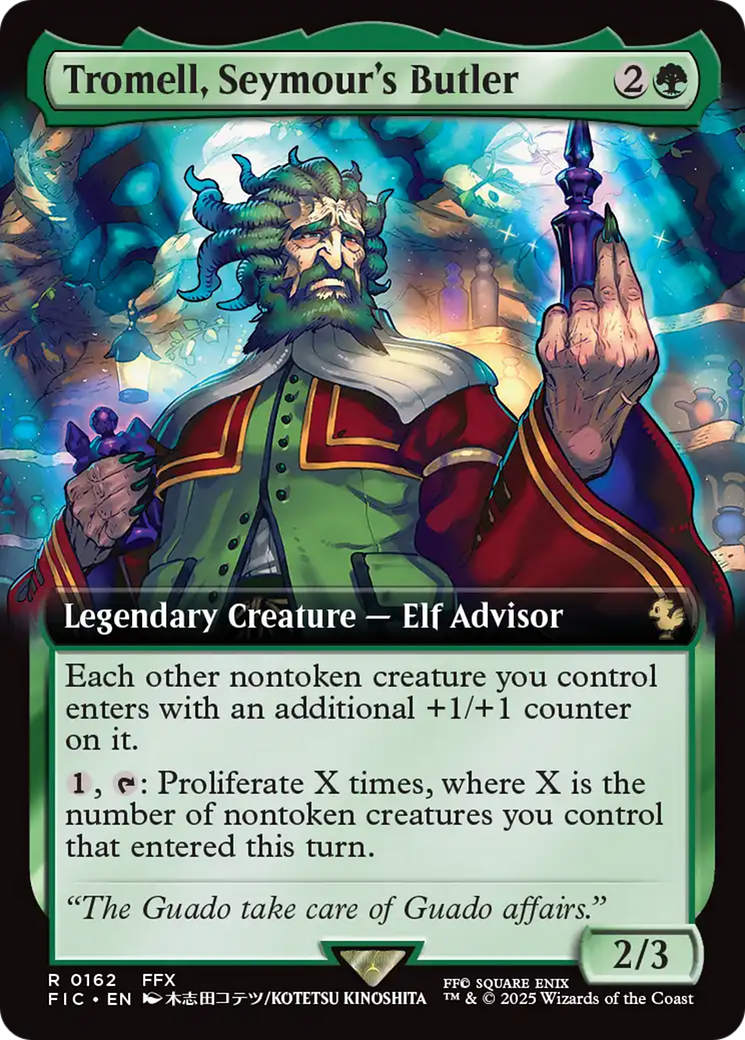 Tromell, Seymour's Butler (Extended Art) [FINAL FANTASY Commander] | Rock City Comics