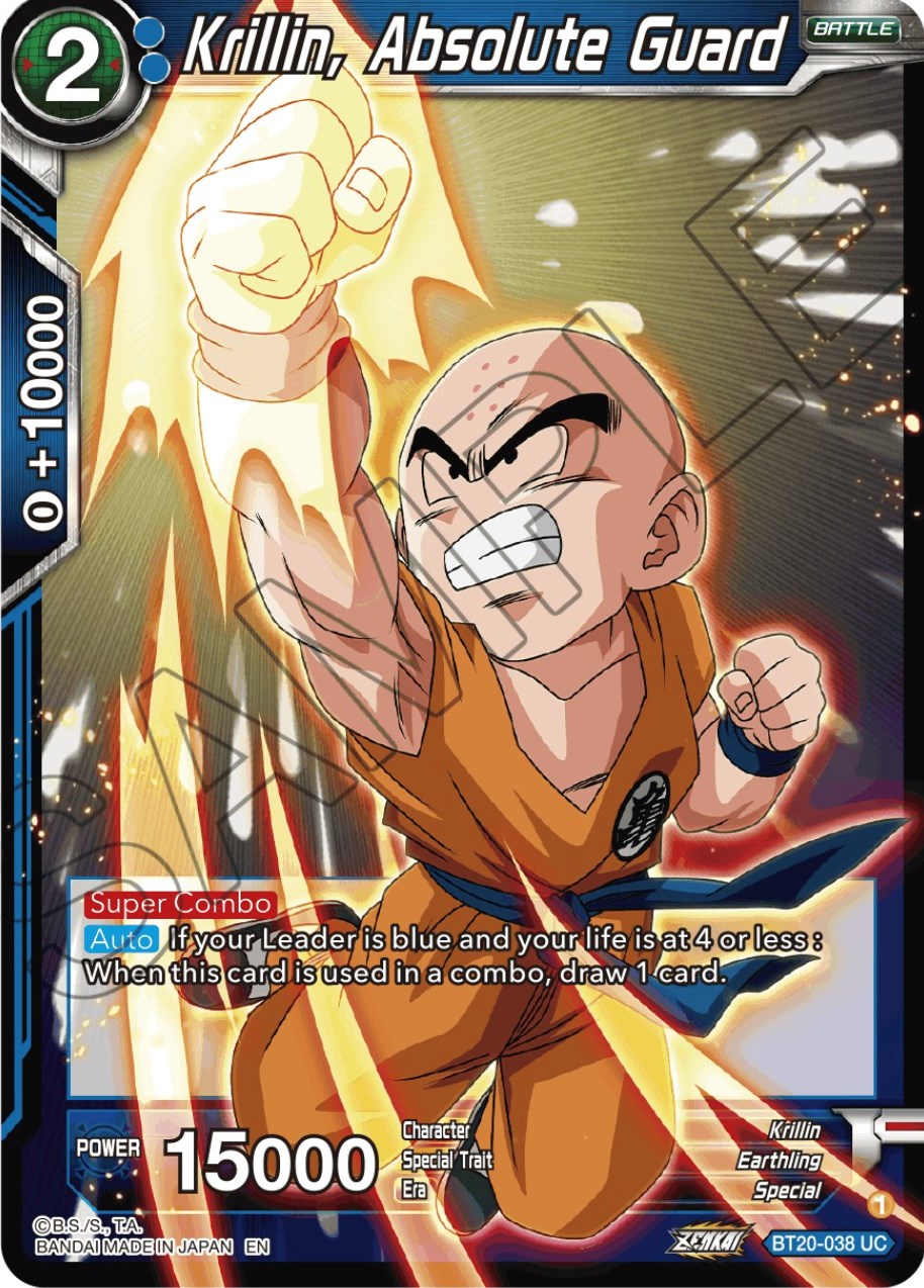 Krillin, Absolute Guard (BT20-038) [Power Absorbed] | Rock City Comics