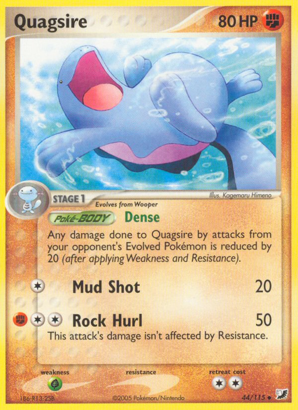 Quagsire (44/115) [EX: Unseen Forces] | Rock City Comics